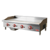 Thumbnail image #1 for Omcan 48-Inch Countertop Natural Gas Griddle with 4 Burners, 120,000 BTU