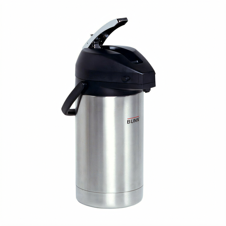 Product image #1 for BUNN 3.0 Liter (102 oz.) Stainless Steel Lever-Action Airpot