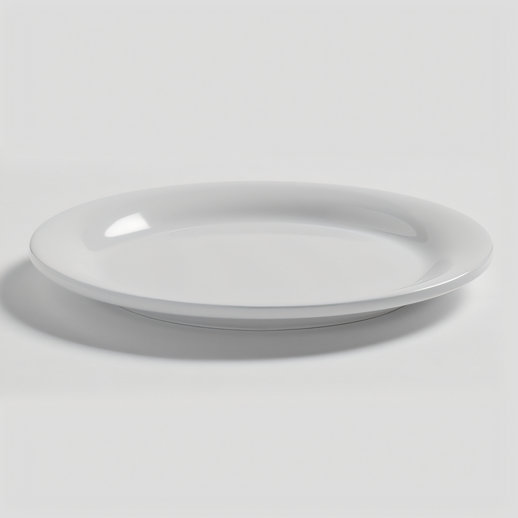Product image #1 for Jane 6-Inch Round White Melamine Bread & Butter Plate with Wide Rim