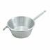 Thumbnail image #1 for Winco 9-Inch Round Aluminum Spaghetti Strainer with Helper Hook