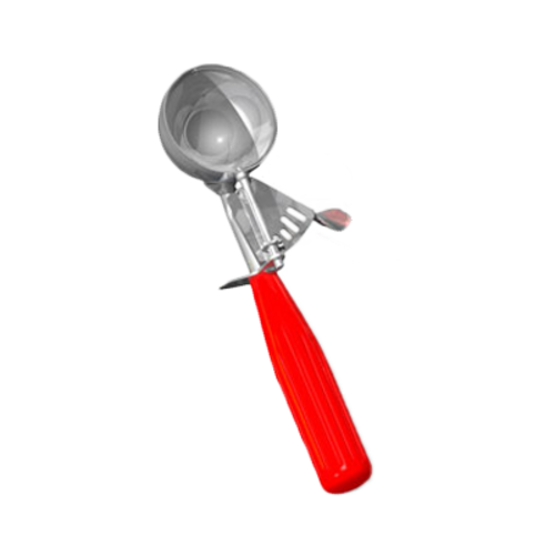 Product image #1 for Crestware #24 Thumb Press Disher, 1 to 1.8 oz, Red Handle
