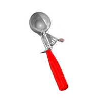 Crestware #24 Thumb Press Disher, 1 to 1.8 oz, Red Handle