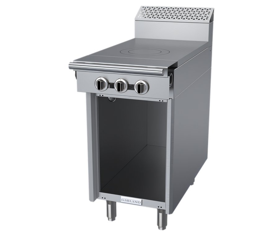 Product image #1 for Garland Cuisine Series Heavy-Duty 18-Inch Front-Fired Hot Top Gas Add-A-Unit Range with Storage Base