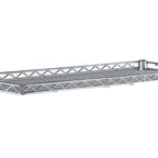 Thumbnail image #1 for Metro Super Erecta 1224CSNC Wire Cantilever Shelf, 24"W x 12"D, Drop Mat Design, Retaining Edge, Chrome Finish