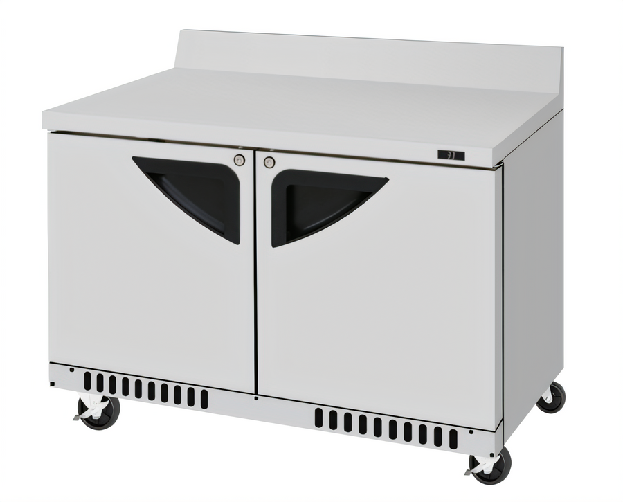 Product image #1 for Turbo Air Super Deluxe Two-Section 48-Inch Front-Breathing Worktop Refrigerator, 11.1 Cu. Ft.