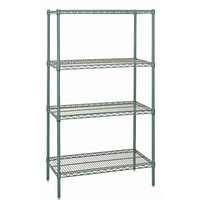 Quantum WR63-1836P Wire Shelving Starter Kit, 36