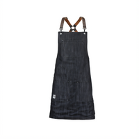 Mercer Culinary M63208DENBR Metro Edge® Chef Aprons & Kitchen Smocks