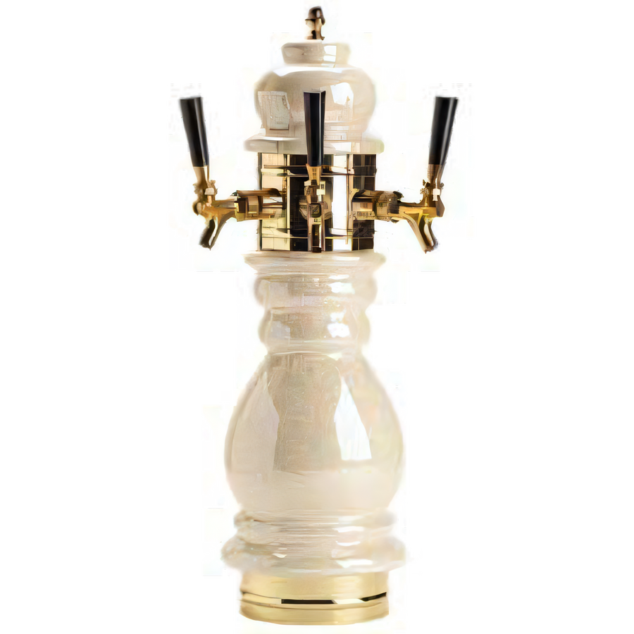 Product image #1 for Micro Matic Black Forest Ceramic Countertop Air-Cooled Draft Beer Tower with 3 Faucets