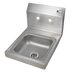 Thumbnail image #1 for John Boos Pro-Bowl Wall-Mount Stainless Steel Hand Sink with 9 x 9 x 5-Inch Bowl