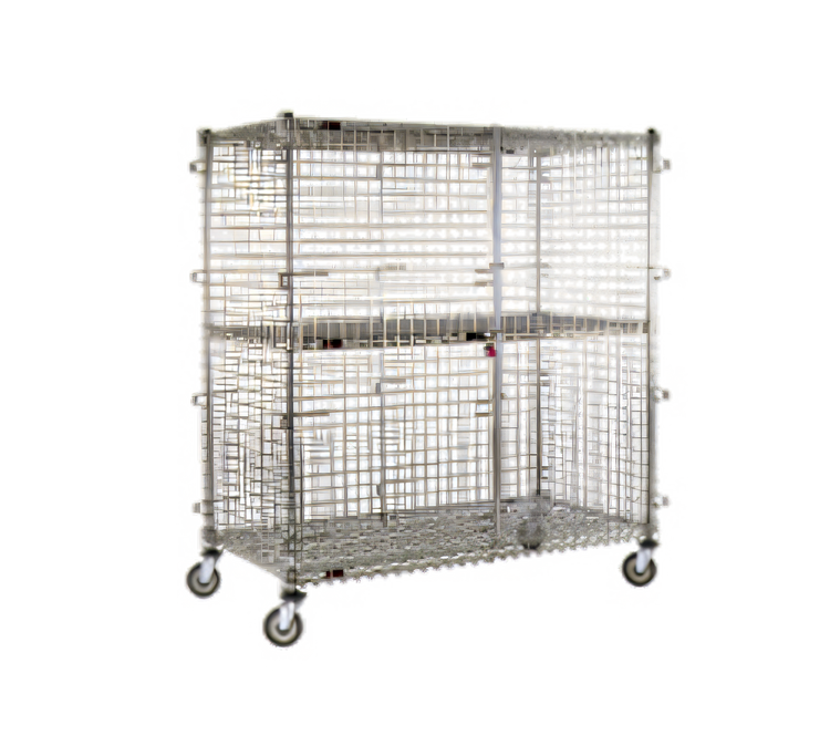 Product image #1 for QuadTruss Mobile Security Unit with Doors, 63-1/4"W x 33-1/4"D x 69"H