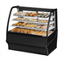 Thumbnail image #2 for 48-1/4 Inch Dry Countertop Pastry Display Merchandiser with Curved Glass Front and Rear Sliding Doors