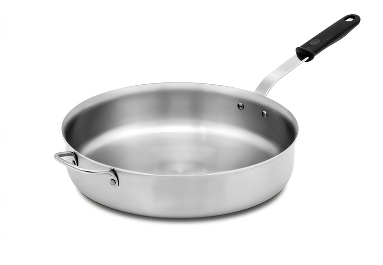 Product image #1 for Vollrath Tribute 2 Quart Induction Ready 18-8 Stainless Steel Sauté Pan