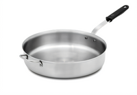 Vollrath Tribute 2 Quart Induction Ready 18-8 Stainless Steel Sauté Pan