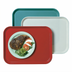 Thumbnail image #2 for Cambro Camlite 12 x 16-5/16 Inch Rectangular Fiberglass Cafeteria Tray, Steel Red