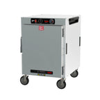 Thumbnail image #1 for Metro HotBlox™ HBCW8-AS-M Wide 8-Pan Half-Height Mobile Insulated Holding Cabinet, Solid Door, Analog Controls