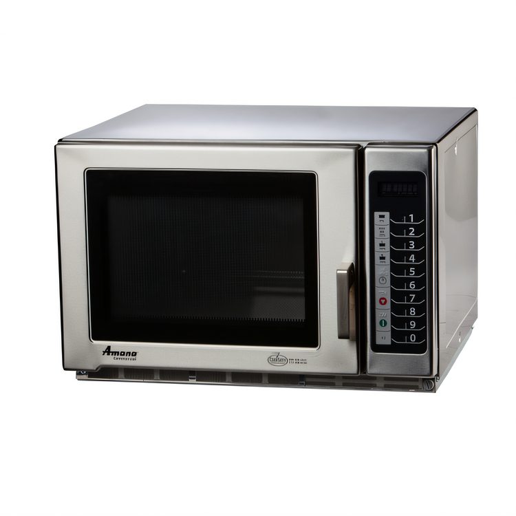 Product image #1 for Amana Commercial RFS18TS Countertop Microwave Oven, 1.2 Cu. Ft., 1800 Watts, Medium Duty