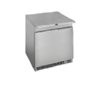 Randell 32-Inch 1-Section Undercounter Freezer, 8.6 Cu. Ft., Rear-Mounted Self-Contained Refrigeration, Solid Door