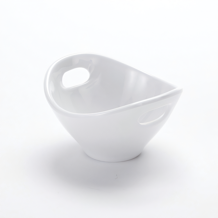 Product image #1 for American Metalcraft Mini Handled Melamine Serving Bowl, 3 oz., White