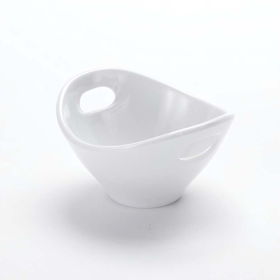 Product image #1 for American Metalcraft Mini Handled Melamine Serving Bowl, 3 oz., White