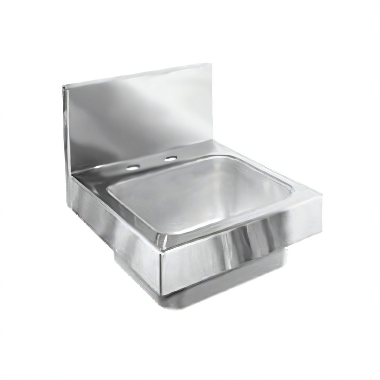 Product image #1 for Glastender Wall-Mount Stainless Steel Hand Sink with 6" Deep Bowl