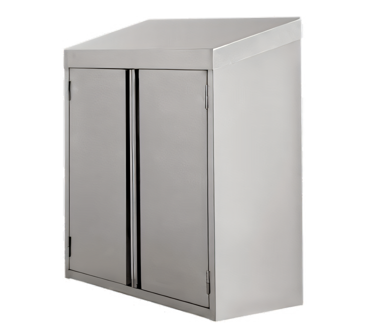 Product image #1 for 36-Inch Wall-Mounted Stainless Steel Cabinet with 2 Hinged Doors