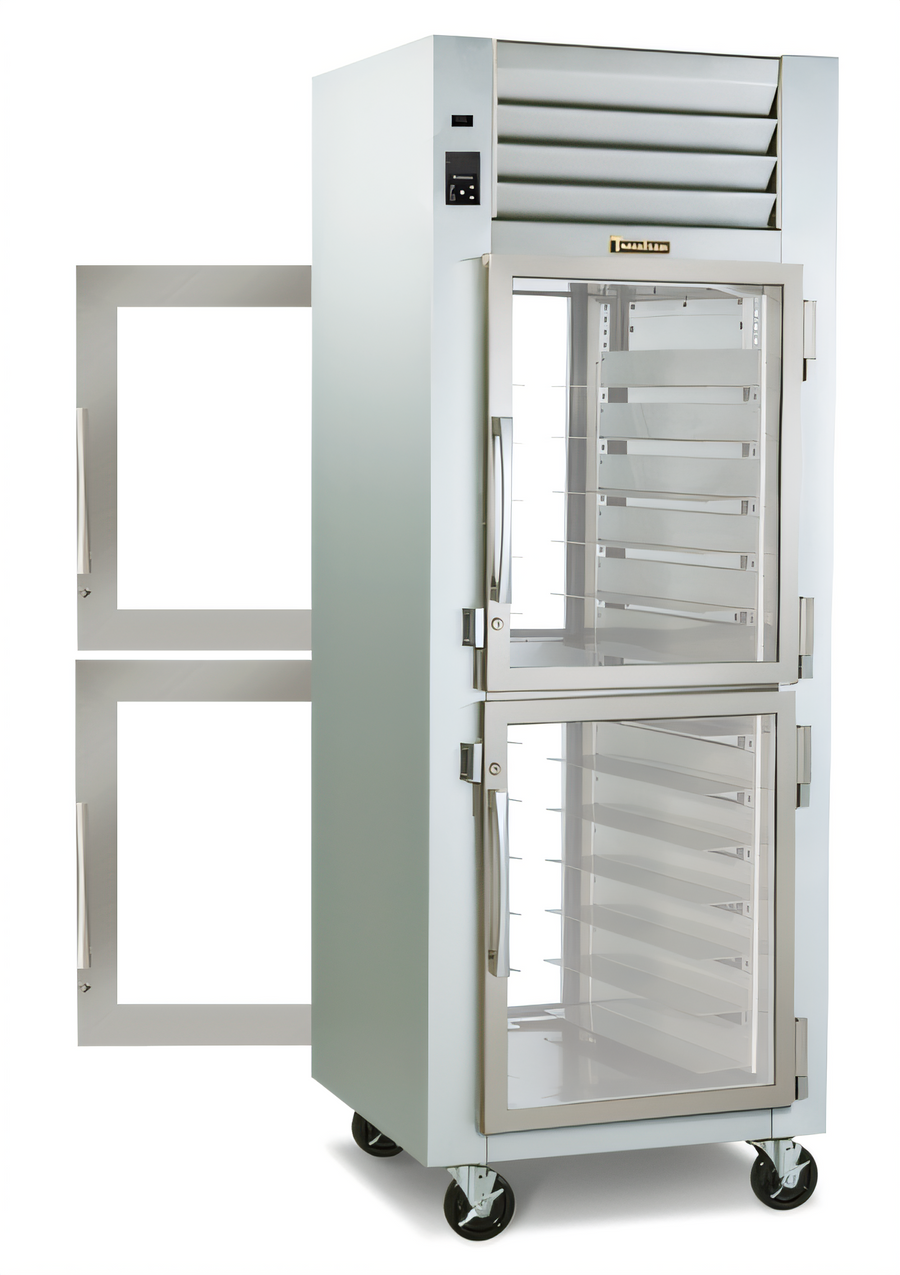 Product image #1 for Traulsen Spec-Line 1-Section Pass-Thru Heated Holding Cabinet with Half-Height Glass Doors