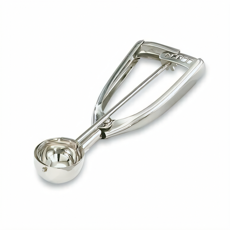 Product image #1 for Vollrath #60 Round Bowl Stainless Steel Universal Squeeze Handle Disher