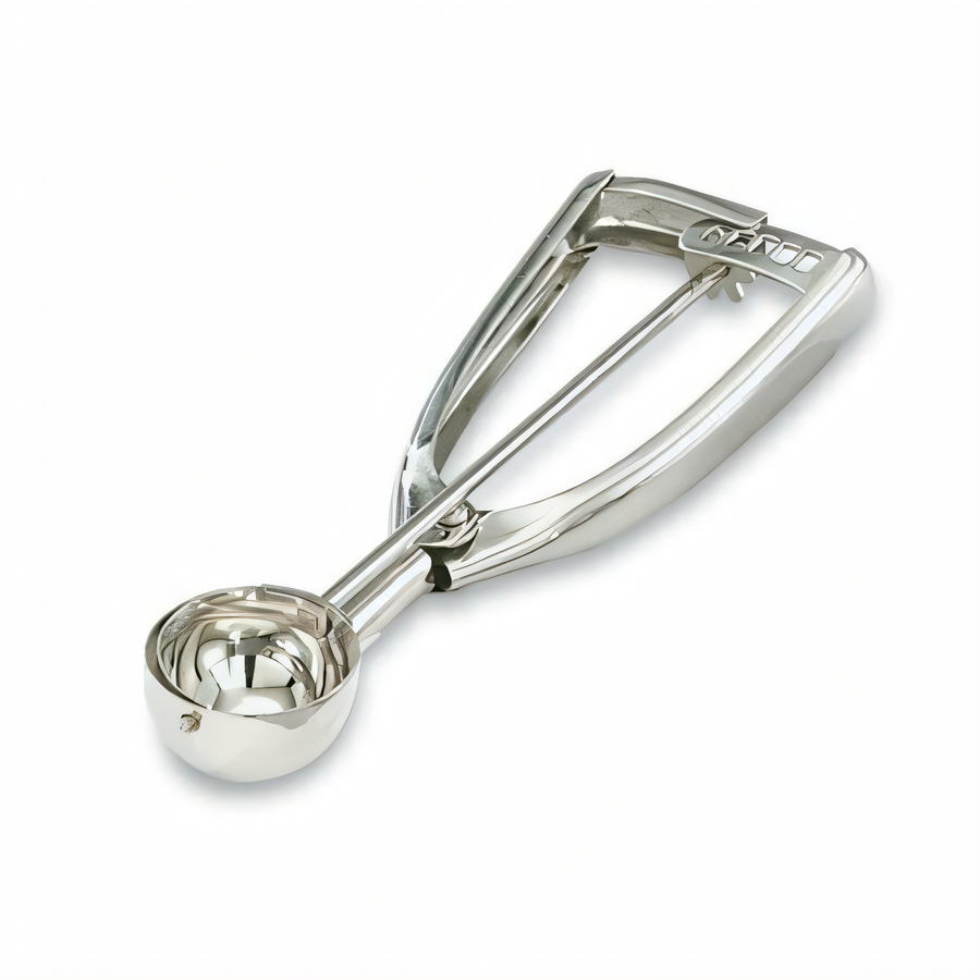 Product image #1 for Vollrath #60 Round Bowl Stainless Steel Universal Squeeze Handle Disher