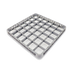 Thumbnail image #1 for Crestware 36-Compartment Gray Chemical-Resistant Polymer Dish & Glass Rack Extender
