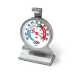 Thumbnail image #1 for CDN RFT1 Refrigerator/Freezer Thermometer, Fahrenheit, -20 to +80°F, 2-Inch Dial, Stainless Steel Housing Case of 6