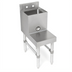 Thumbnail image #1 for John Boos UBBS-2112 Freestanding Underbar Blender Station with Dump Sink, 12 x 21 Inches, Stainless Steel