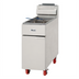 Thumbnail image #1 for Migali Competitor Series 15.6-Inch Floor Model Liquid Propane Gas Fryer, 40 lb. Oil Capacity