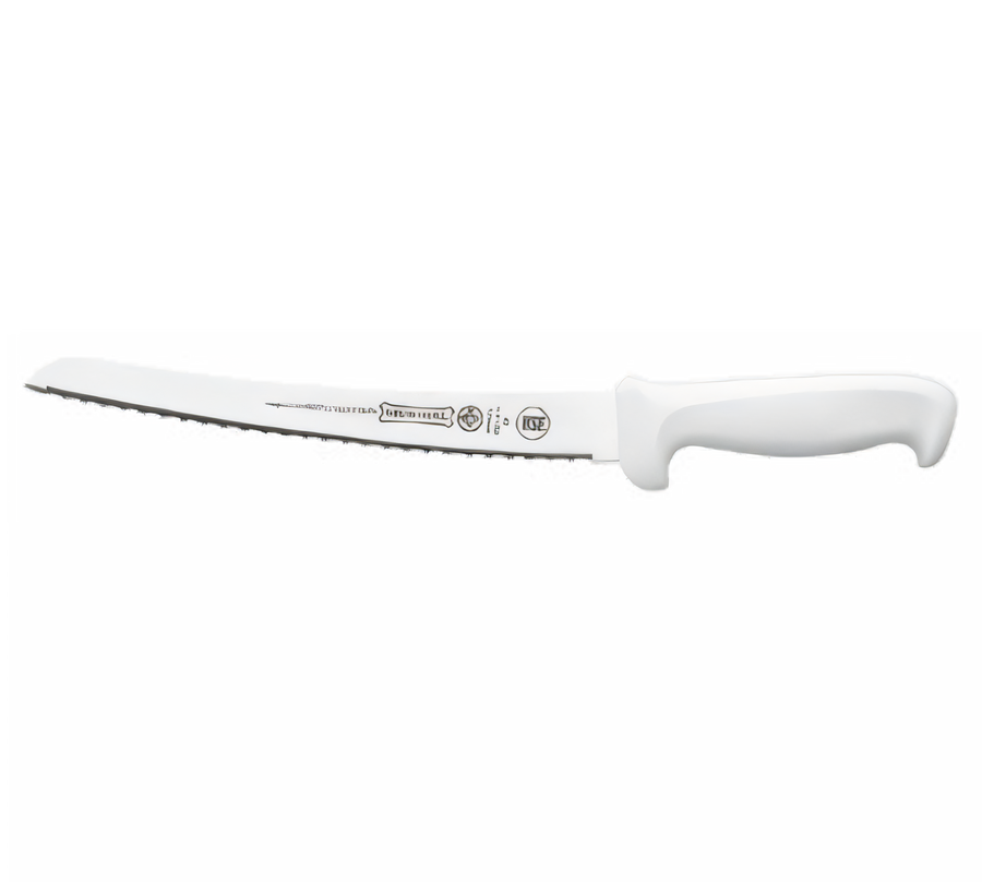 Product image #1 for Mundial 10-Inch Curved Micro-Serrated Bread Knife with White Polypropylene Handle