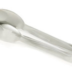Thumbnail image #1 for CFS Brands Aria™ 604609 9-Inch Salad Tongs, One-Piece 18/8 Stainless Steel, Mirror-Polish Finish Case of 12