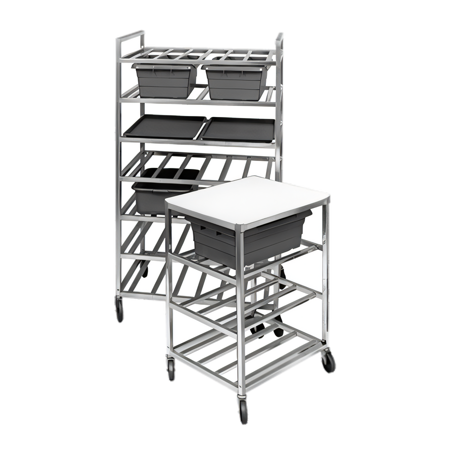 Product image #1 for Channel Universal Aluminum Lug Rack, Standard Series, Side-Load, 7-Shelf, 40 x 28.5 x 70.25 Inches