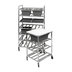 Thumbnail image #1 for Channel Universal Aluminum Lug Rack, Standard Series, Side-Load, 7-Shelf, 40 x 28.5 x 70.25 Inches