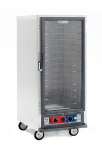 Metro C5 1 Series 3/4 Height Mobile Non-Insulated Heated Holding and Proofing Cabinet with Fixed Wire Slides