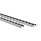 Thumbnail image #1 for Metro qwikTRAK BTS20NA 20-Foot HD Shelf Track Set for Stationary Shelving, Aluminum