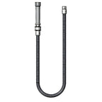 Thumbnail image #1 for T&S Brass B-0044-H-SWV 44 15/16-Inch Flexible Stainless Steel Pre-Rinse Replacement Hose with Gray Handle and Swivel