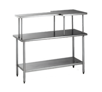 Eagle Group 96-Inch Table-Mounted Center Microwave Shelf, 304 Stainless Steel