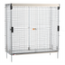 Thumbnail image #1 for Metro Super Erecta Chrome Stationary Sliding Door Security Cage, 62-1/2