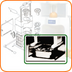 Thumbnail image #1 for Sunkist Plastic Production Stand for Sectionizer, 5-3/4 Inch High