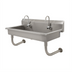 Thumbnail image #1 for Advance Tabco Multiwash Wall Mounted Hand Wash Sink with 2 Electronic Faucets, 40 Inch Wide