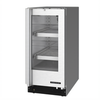 Hoshizaki HR15A-G Compact One-Section Glass Door Undercounter Reach-In Refrigerator