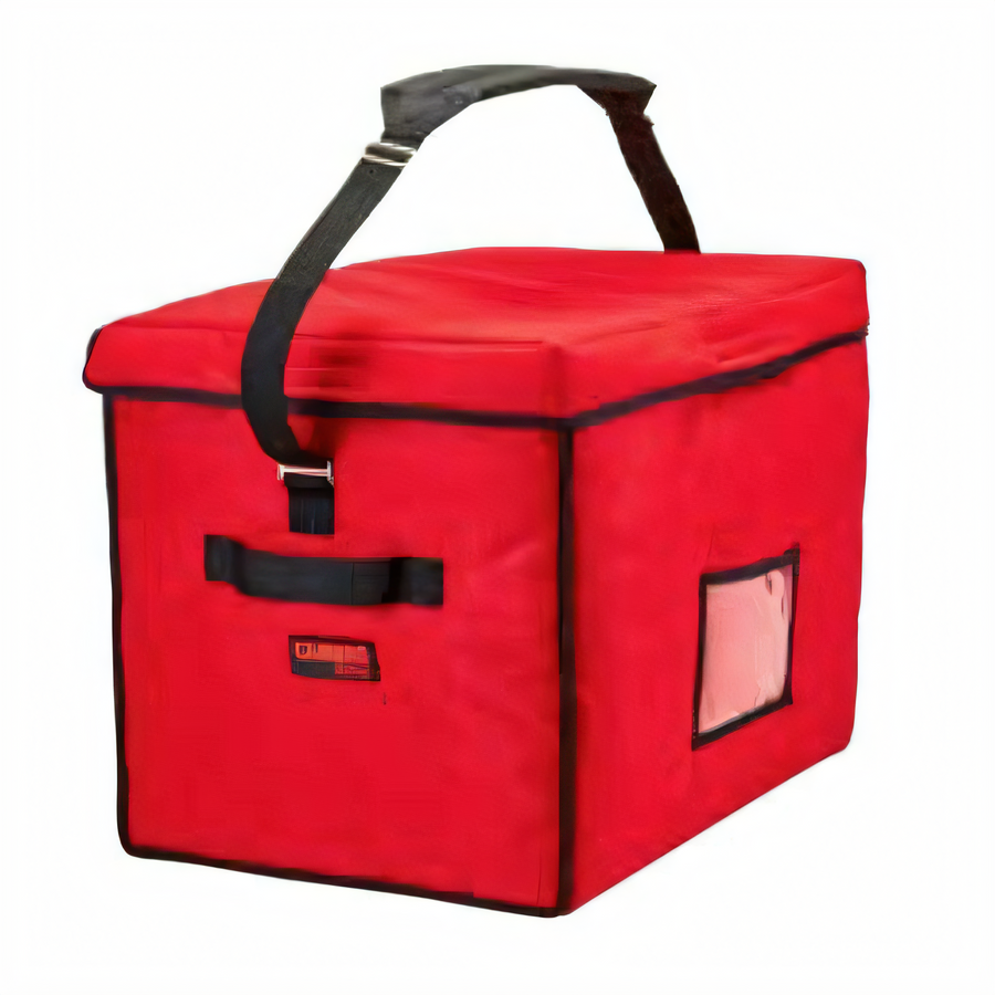 Product image #1 for Cambro GoBag Stadium Delivery Bag, 21 x 15 x 17 Inch, Red, Full-Size Food Pan Capacity
