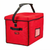 Thumbnail image #1 for Cambro GoBag Stadium Delivery Bag, 21 x 15 x 17 Inch, Red, Full-Size Food Pan Capacity