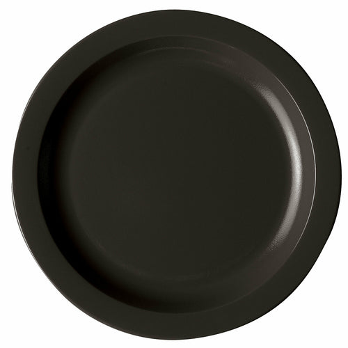 Product image #2 for Cambro Camwear 10-Inch Round Narrow Rim Polycarbonate Plate, Black