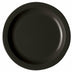 Thumbnail image #2 for Cambro Camwear 10-Inch Round Narrow Rim Polycarbonate Plate, Black