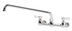 Thumbnail image #1 for Krowne Silver Series Splash-Mounted Faucet with 8-Inch Centers and 14-Inch Swing Spout
