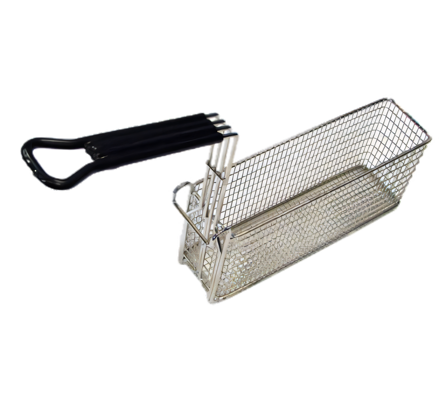 Product image #1 for Henny Penny Third-Size Nickel-Plated Steel Fryer Basket with Coated Handle for OFE/OFG-320 Series Open Fryers
